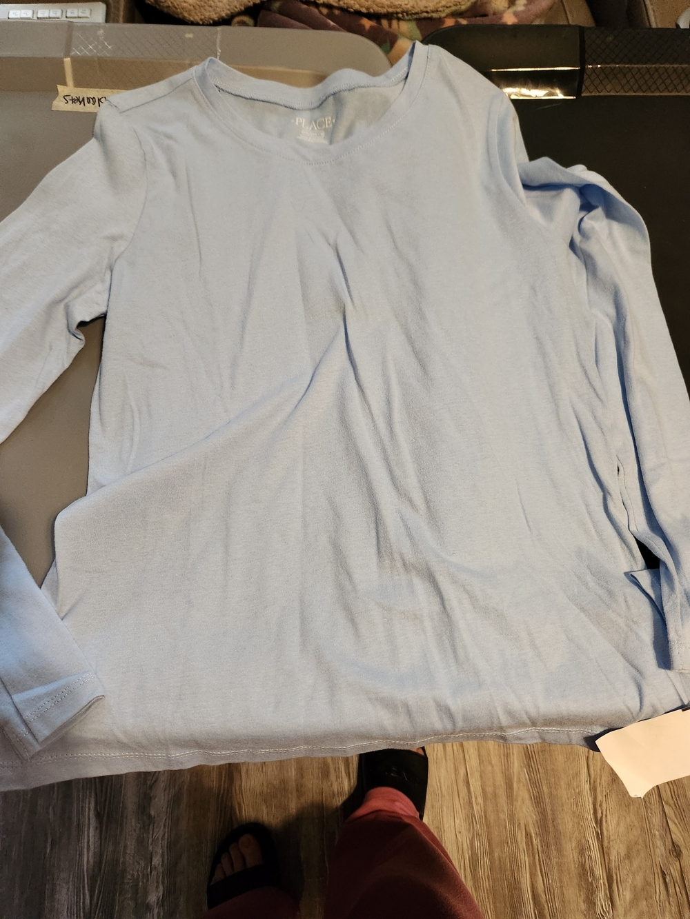 Youth Light Blue Long Sleeve Tee